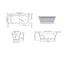 Dado Liberty Freestanding Bath with Plinth